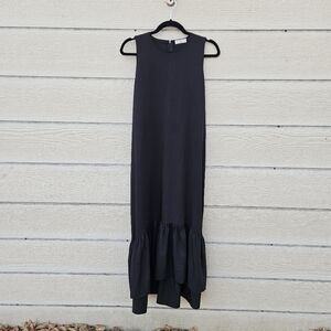 retrokid black sleeveless maxi dress size 15-16Y
